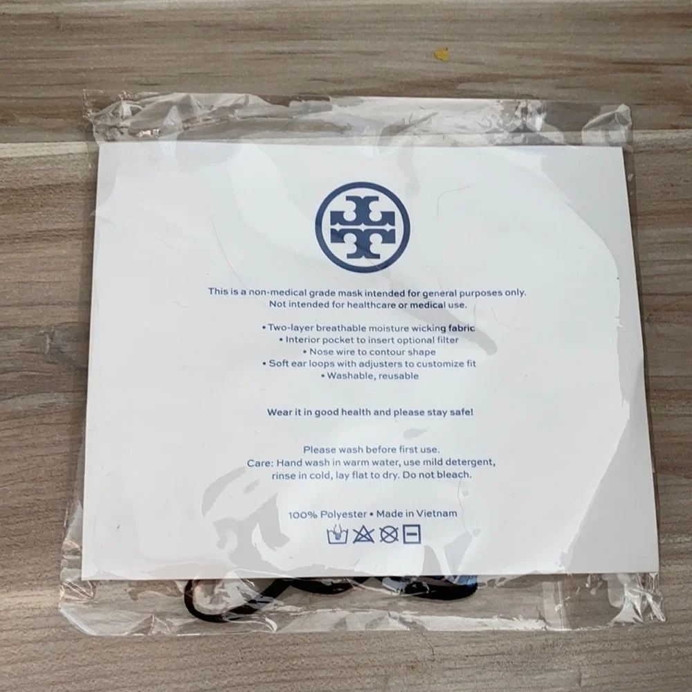 ❤️ Tory Burch Printed Face Mask